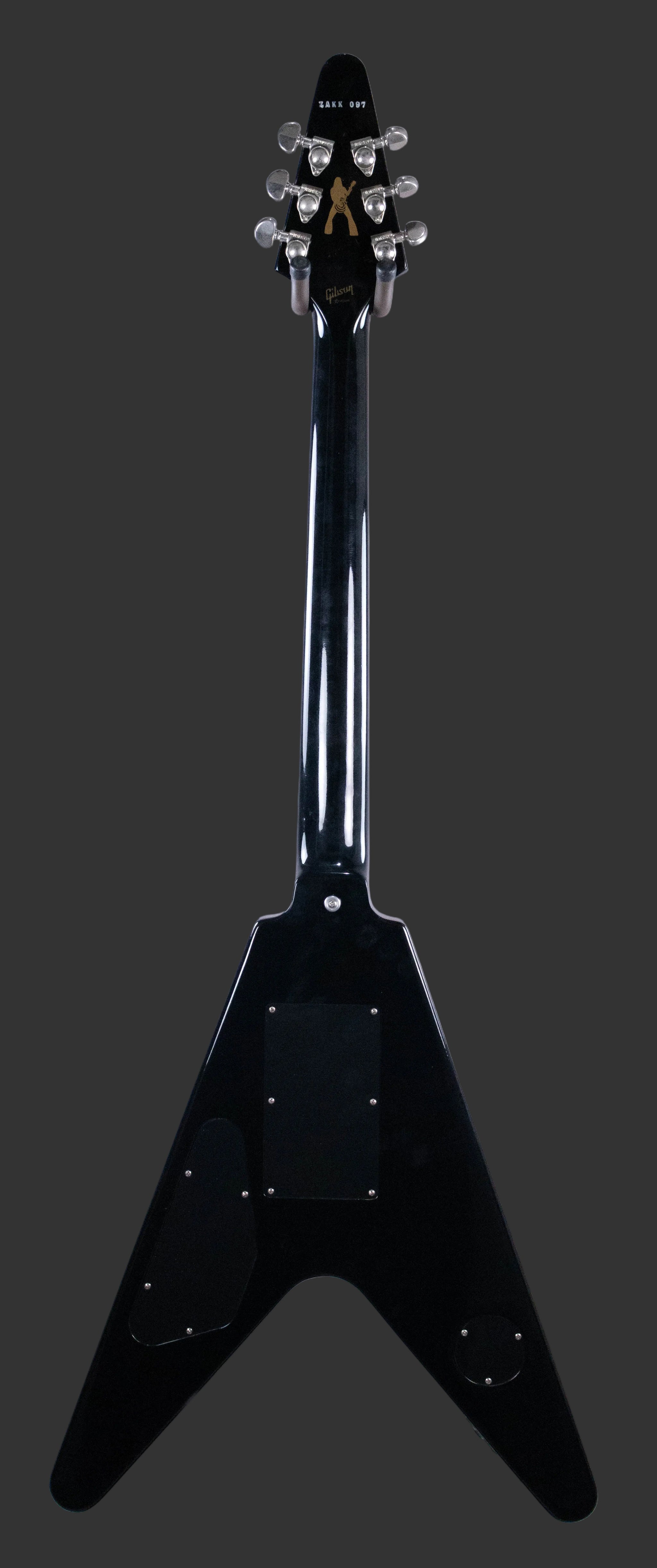 Full back view of the Gibson Zakk Wylde Flying V