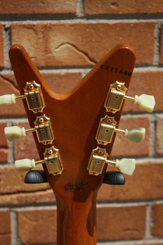 Back of the 2011 split headstock