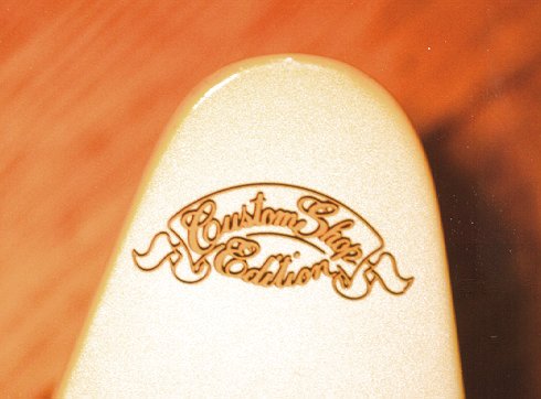 Gibson Custom Shop decal associated with the FF-82