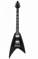 2018 Gibson Modern Flying V, Ebony Prism, front view