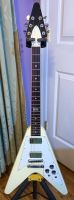 White 2014 Gibson Flying V 120th Anniversary