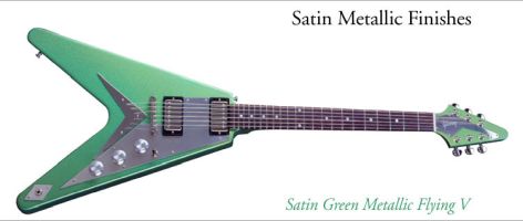 2002 Custom shop Flying V Satin Mettalic